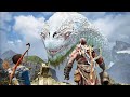 Kratos Atreus e Mimir Vs Jormungand.| mimir conversa com A Serpente do Mundo Gigante, A jormungand!