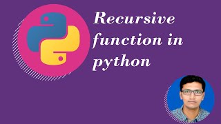 Python tutorial for beginners:18 How to use recursive function in python [Hindi]