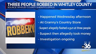 Three People Robbed In Whitley County 102424
