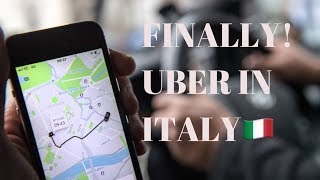 FINALLY!! UBER IN ITALY.