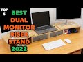 5 Best Dual Monitor Riser Stand | Top 5 Dual Monitor Riser Stands in 2022