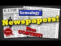 How & Where to Research Newspapers for Genealogy and Family History