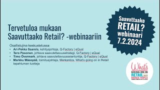 Saavuttaako Retail? -webinaari