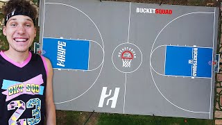 I BUILT A Full Basketball COURT In My Backyard!