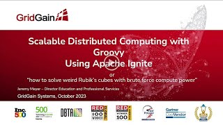 Scalable Distributed Computing with Groovy Using Apache Ignite