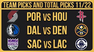 NBA Picks Today 11/22/2024 NBA Picks and Predictions NBA Bets Today