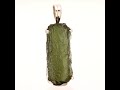 raw genuine moldavite stone pendant