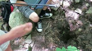 Using Endoscope To Explore New Small Cave Discovery in Ottawa