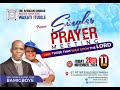 SINGLES PRAYER MEETING || HOUR OF DELIVERANCE || CCDM GLOBAL II VEN TUNDE BAMIGBOYE || 29.11.24