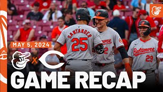 Orioles vs. Reds Game Recap (5/5/24) | MLB Highlights | Baltimore Orioles
