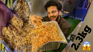 The HUGE 2.3KG mutton biryani worth ₹1695 from BEHROUZ 😯 | Eid special 🔥