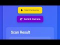 QR Code Scanner using HTML, CSS & JavaScript | Camera Based QR Scanner for Mobile & Desktop