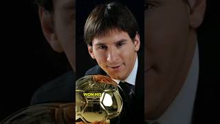 Messi's First Ballon d'Or Win#short #shortvideo