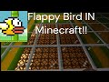 I made flappy bird in Minecraft with redstone, as a 12 years old kid