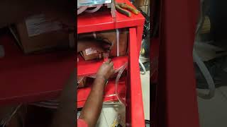 Coca cola fountain machine installing