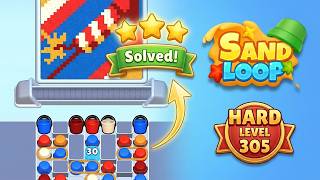 🏖️ Sand Loop Level 305 Walkthrough (Hard) | Full Solution & Guide! 🧠✨
