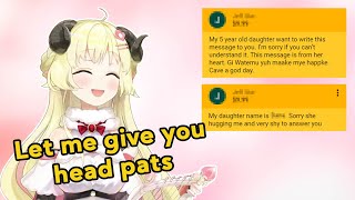 Wholesome Moments when Watame gets Messages from Her 5yo Viewer【ENG SUB】【Hololive】