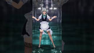 【東方MMD】モエチャッカファイア【アールビット式十六夜咲夜】 #Shorts　#モエチャッカファイア　#MMD