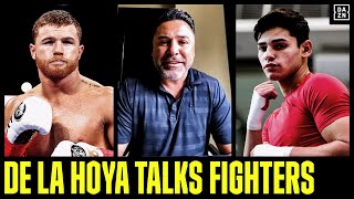 Oscar De La Hoya Talks Golden Boy Fighters