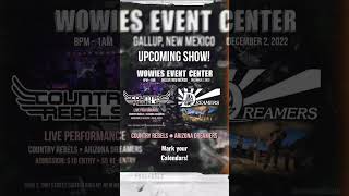 Country Rebels & Arizona Dreamers Coming to Gallup, New Mexico!