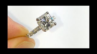 1.70 ct Radiant Cut Diamond Engagement Ring