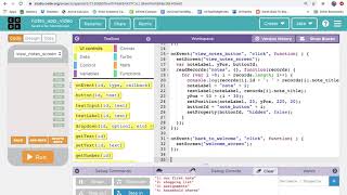 App Lab Notes App - Connecting a few Navigation Buttons