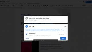 New sharing dialog for Google Drive, Docs, Sheets, Slides, and Forms