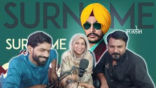 Surname | Rajvir Jawanda | Punjabi Reaction