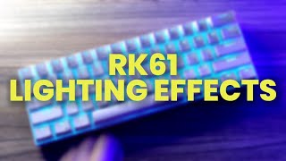 Royal Kludge RK61 - Lighting effects, speed and brightness control - 60% mechanical keyboard in BD