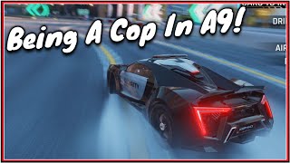 Being A COP in A9! | Driving Security Cars in Asphalt 9: Legends | W Motors Lykan Security