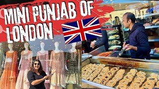 Mini Punjab of London | Ye to ek dum India hai | Southall vlog|  Albeli Ritu