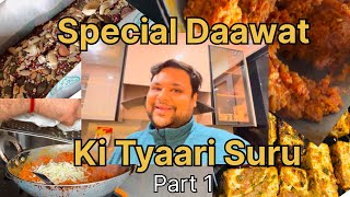 Dawat Vlog Part 1 | Eggless Plumber Cake | Gajar Ka Halwa | Chocolate Muffins | Aayush Tandon Vlog