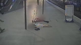 CCTV: Embarrassing accidents in train stations released by Network Rail