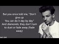 louis tomlinson two of us lyrics