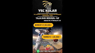 YSC KOLAR PRESENTS STATE LEVEL OPEN CRICKET TOURNAMENT ll TAJJU BHAI MEMORIAL CUP -2025 ll DAY 3 ll