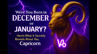 Were You Born in December or January Here's What It Secretly Reveals About You, Capricorn