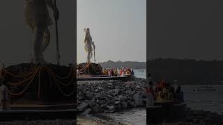 Statue of Parashurama, axe-wielding Warrior, Avatar, Brahmin. Panaji, Goa