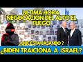 NOTICIAS ISRAEL - REUNIÓN DE ALTO EL FUEGO EN QATAR - ¿ESTADOS UNIDOS TRAICIONA A ISRAEL CON IRÁN?