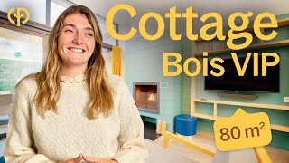 Visitez le cottage Bois VIP des Hauts de Bruyères | Center Parcs