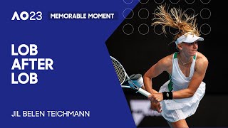 Jil Belen Teichmann's Perfect Lob! | Australian Open 2023