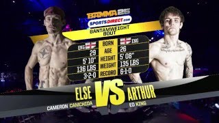 Cameron Else Vs Ed Arthur - BAMMA 25