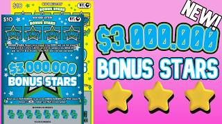 ⭐$3,000,000 Bonus Stars! NEW $10 Scratch Off Ticket! $100 Session! | New York Lottery Gameplay