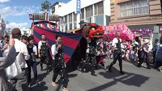 正上内町＆若松東町＆水久保町の幌獅子　石岡のおまつり2018　還幸祭　00055