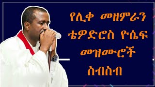 የተመረጡ የሊቀ መዘምራን ቴዎድሮስ ዮሴፍ መዝሙሮች ስብስብ | Tewodros Yosef Mezmur Collection