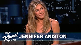 Jennifer Aniston Tosses Jimmy Kimmel’s Salad