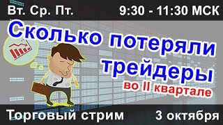 💸 Сколько потеряли 📉 трейдеры во II квартале. 🎙️🎙️🎙️ Торговля forex в режиме онлайн. 🎙️🎙️🎙️