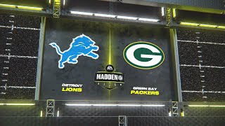 Madden NFL 24 - Detroit Lions Vs Green Bay Packers Simulation Week 4 All-Madden PS5 Gameplay