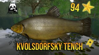 Kvolsdorfsky Tench Trophy at Copper Lake - Russian Fishing 4