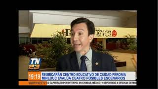 Reubicarán centro educativo de Ciudad Peronia