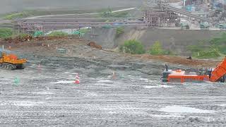 2022.06.08　成瀬ダム原石山　発破の様子